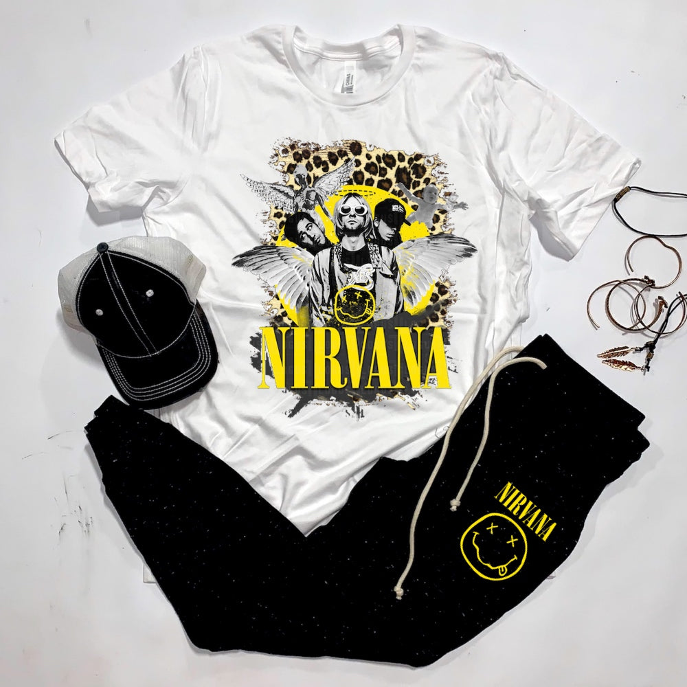 Nirvana Poster w/ Leopard Print