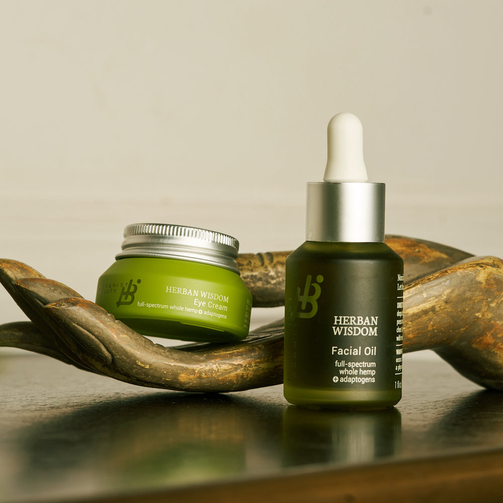 Herban Wisdom® Eye Cream + Facial Oil Bundle